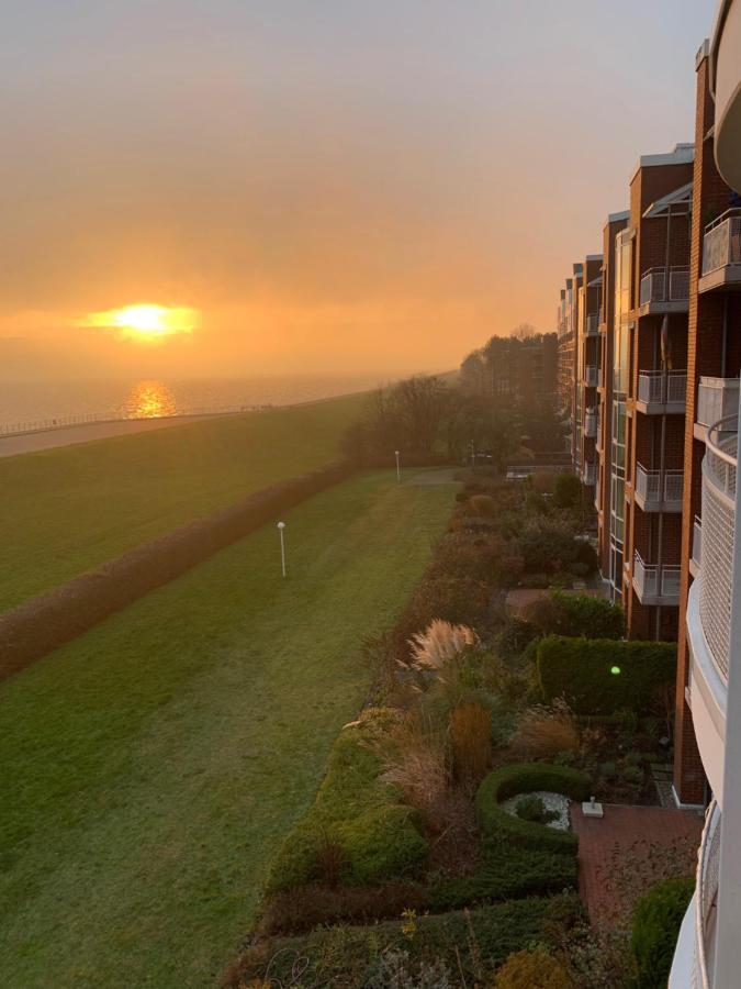 Studio Mit Meerblick Und Grosser Loggia - Direktzugang Zur Nordsee Wilhelmshaven Dış mekan fotoğraf