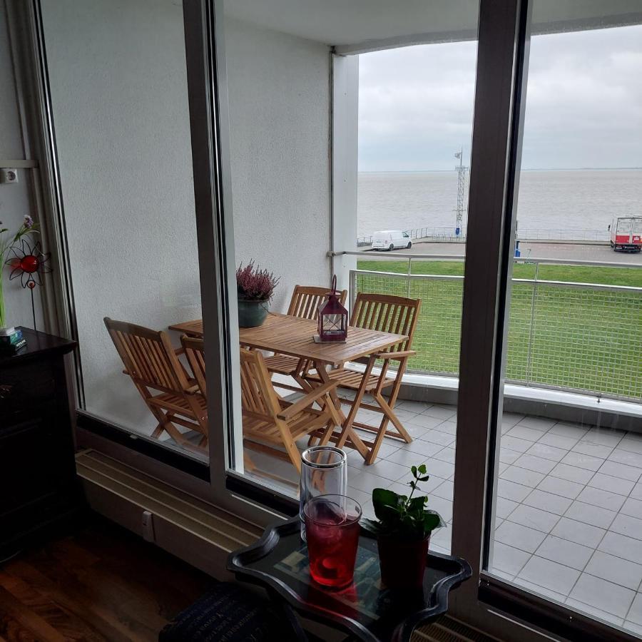 Studio Mit Meerblick Und Grosser Loggia - Direktzugang Zur Nordsee Wilhelmshaven Dış mekan fotoğraf