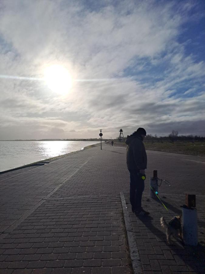 Studio Mit Meerblick Und Grosser Loggia - Direktzugang Zur Nordsee Wilhelmshaven Dış mekan fotoğraf
