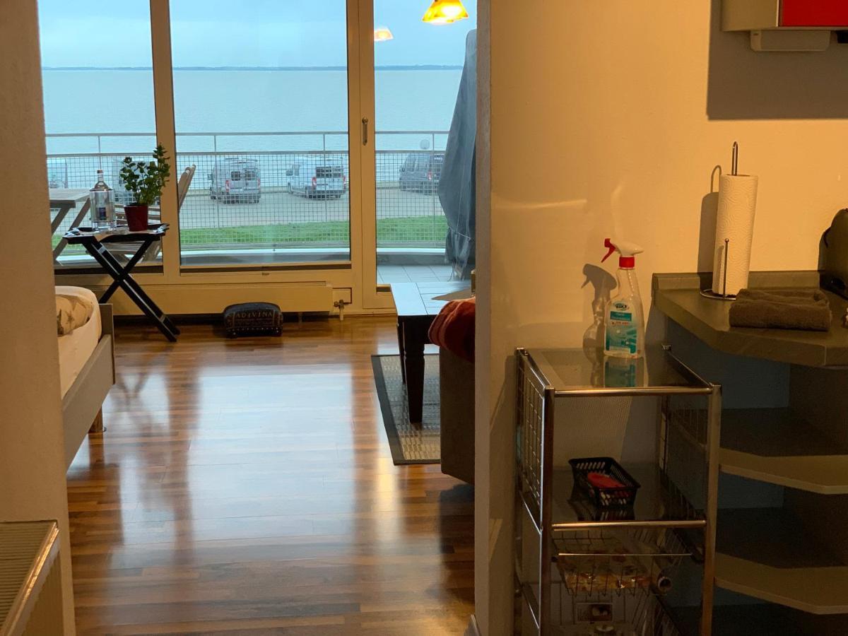 Studio Mit Meerblick Und Grosser Loggia - Direktzugang Zur Nordsee Wilhelmshaven Dış mekan fotoğraf